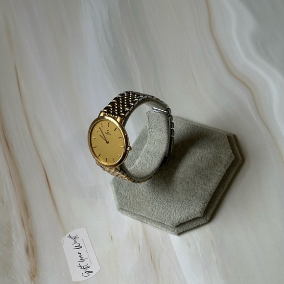 Omega De Ville Prestige 395.0875.2 Gold-Plated 33mm Luxury Dress Watch - Picture 3 of 16